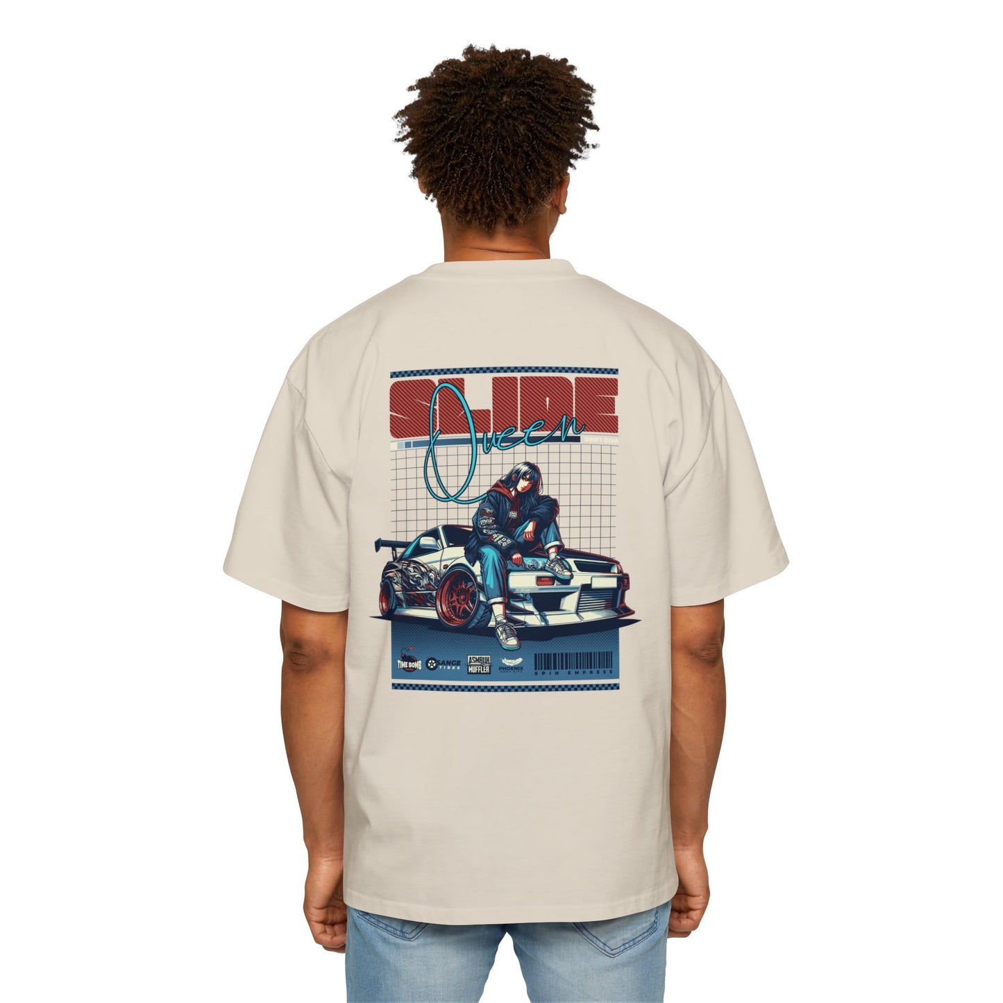 Heavy/Baggy Tee - Slide/Drift Queen