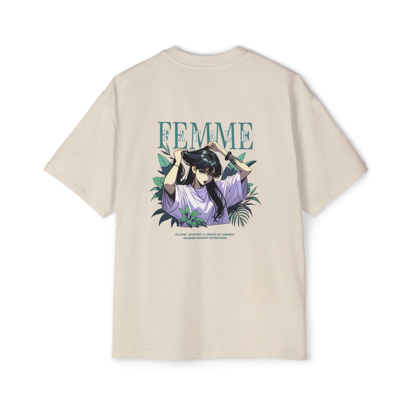 Heavy/Baggy Tee - Femme Fatale Anime Art