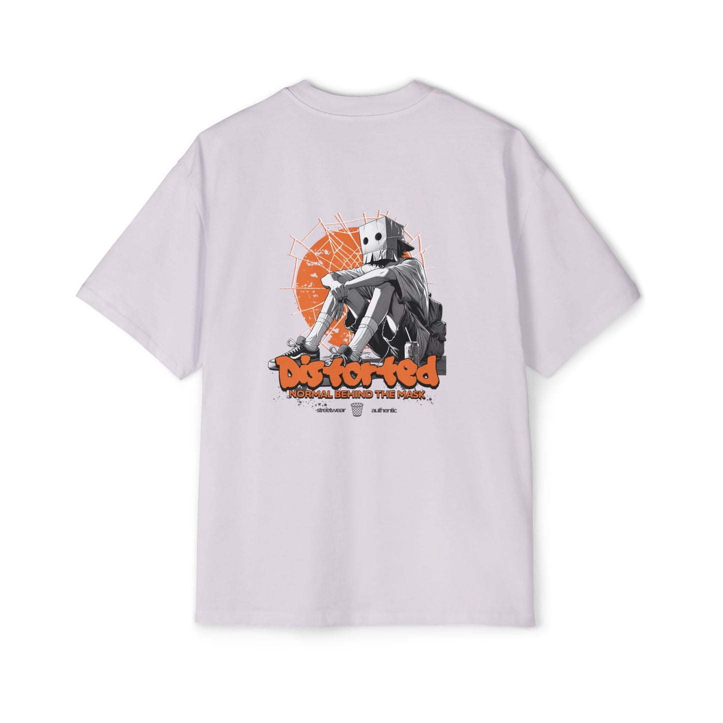Heavy/Baggy Tee - Distorted ‘Normal behind the mask’