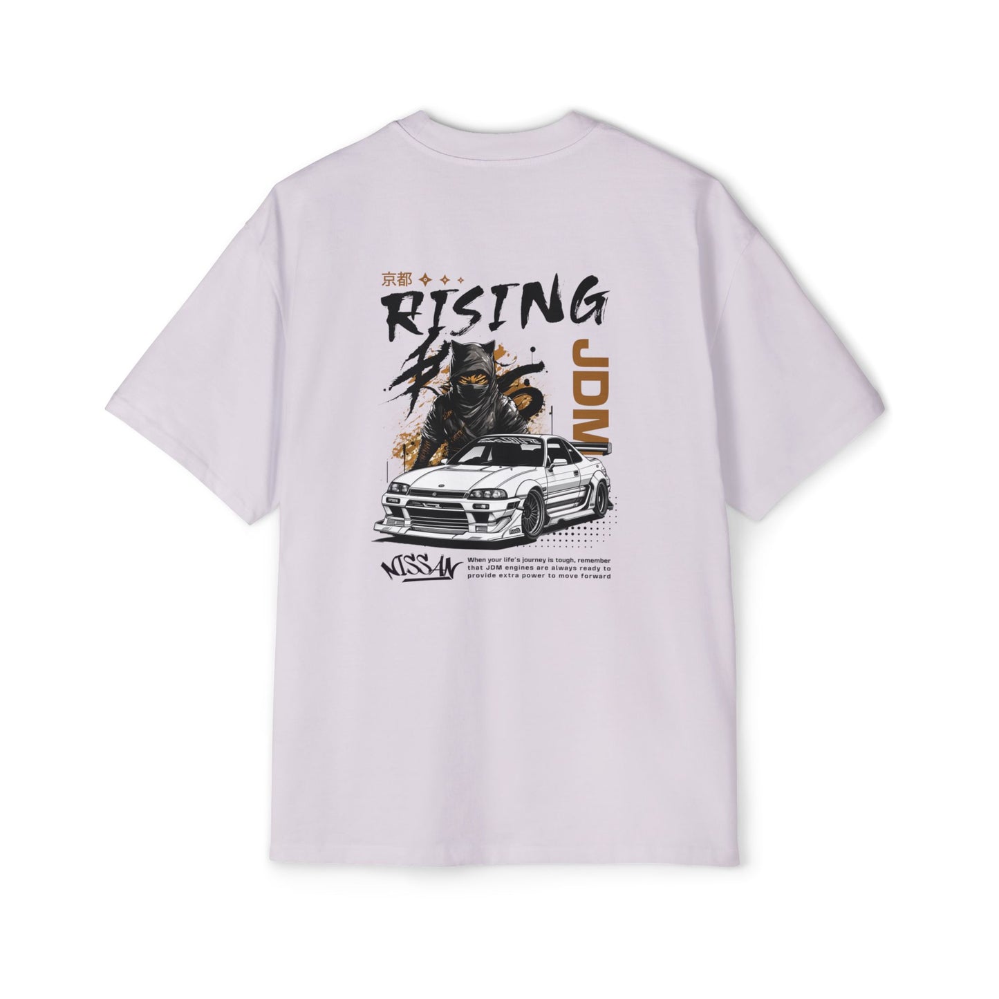 Heavy/Baggy Tee - JDM Rising Graphic T-Shirt