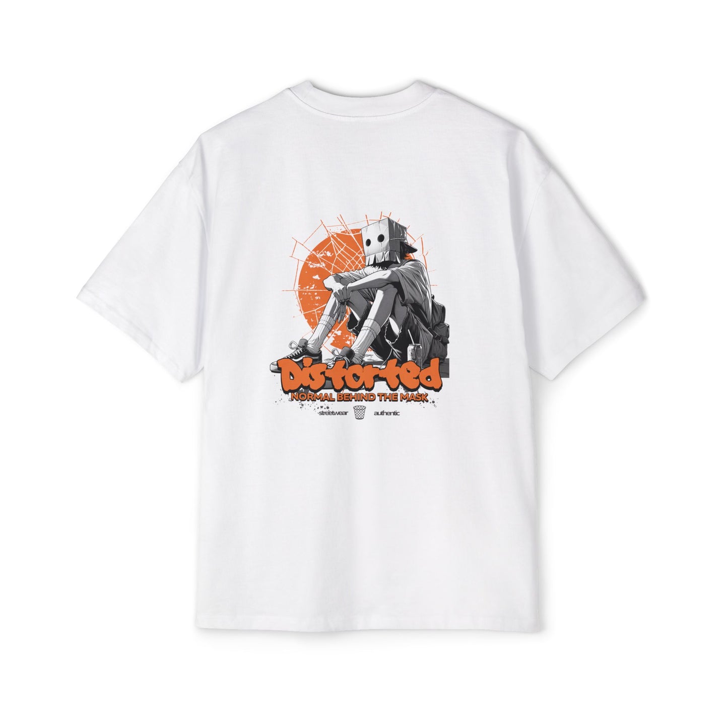 Heavy/Baggy Tee - Distorted ‘Normal behind the mask’