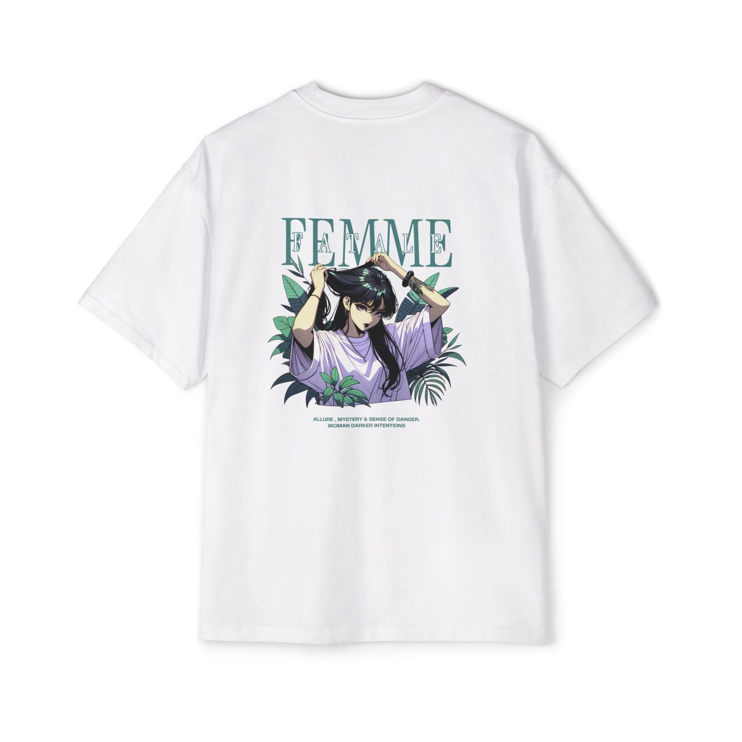 Heavy/Baggy Tee - Femme Fatale Anime Art