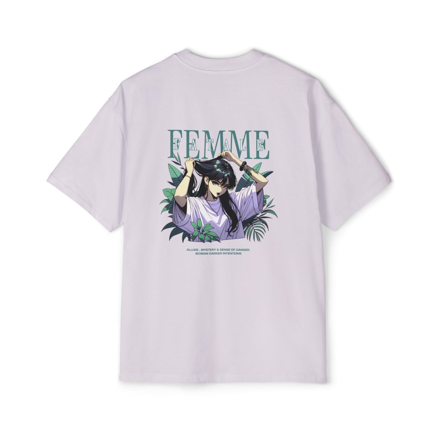 Heavy/Baggy Tee - Femme Fatale Anime Art
