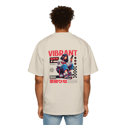 Heavy/Baggy Tee - Vibrant Girl Skate Style